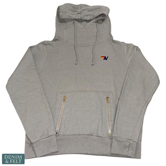 Aviator Nation Ninja Pullover Hoodie Heather Grey Unisex Size Medium ~ RARE!! - Picture 5 of 16